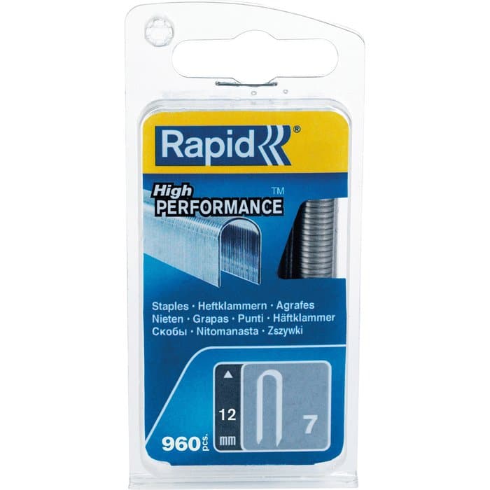 AGRAFE 12MM N.7 GALVA BLISTER