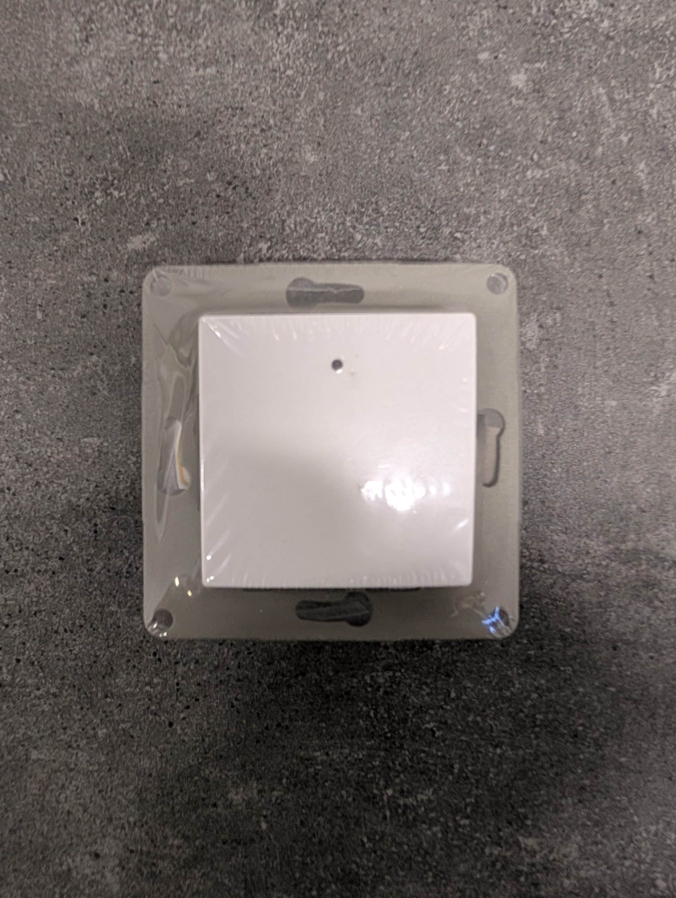 Module Inter V/V avec voyant Blanc BALI