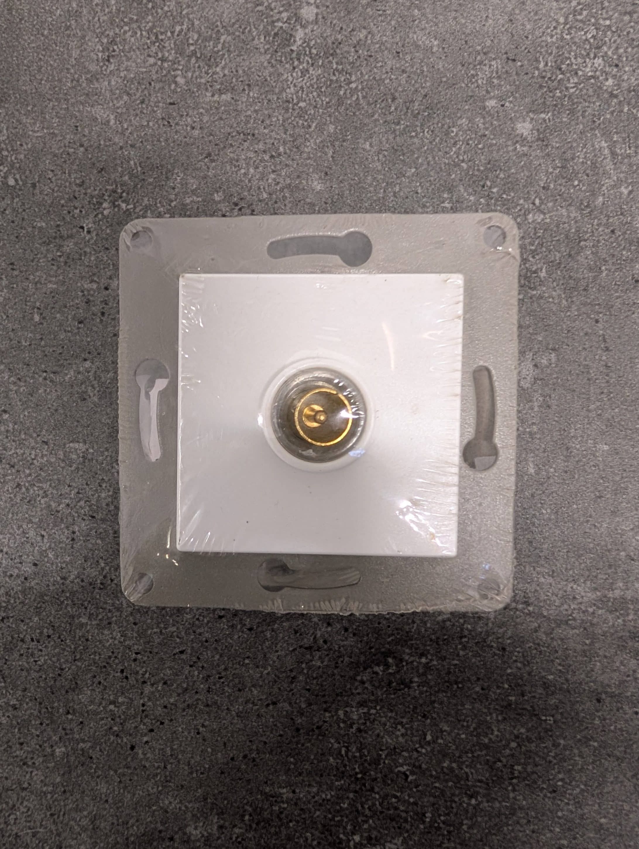 Module Prise TV Blanc BALI