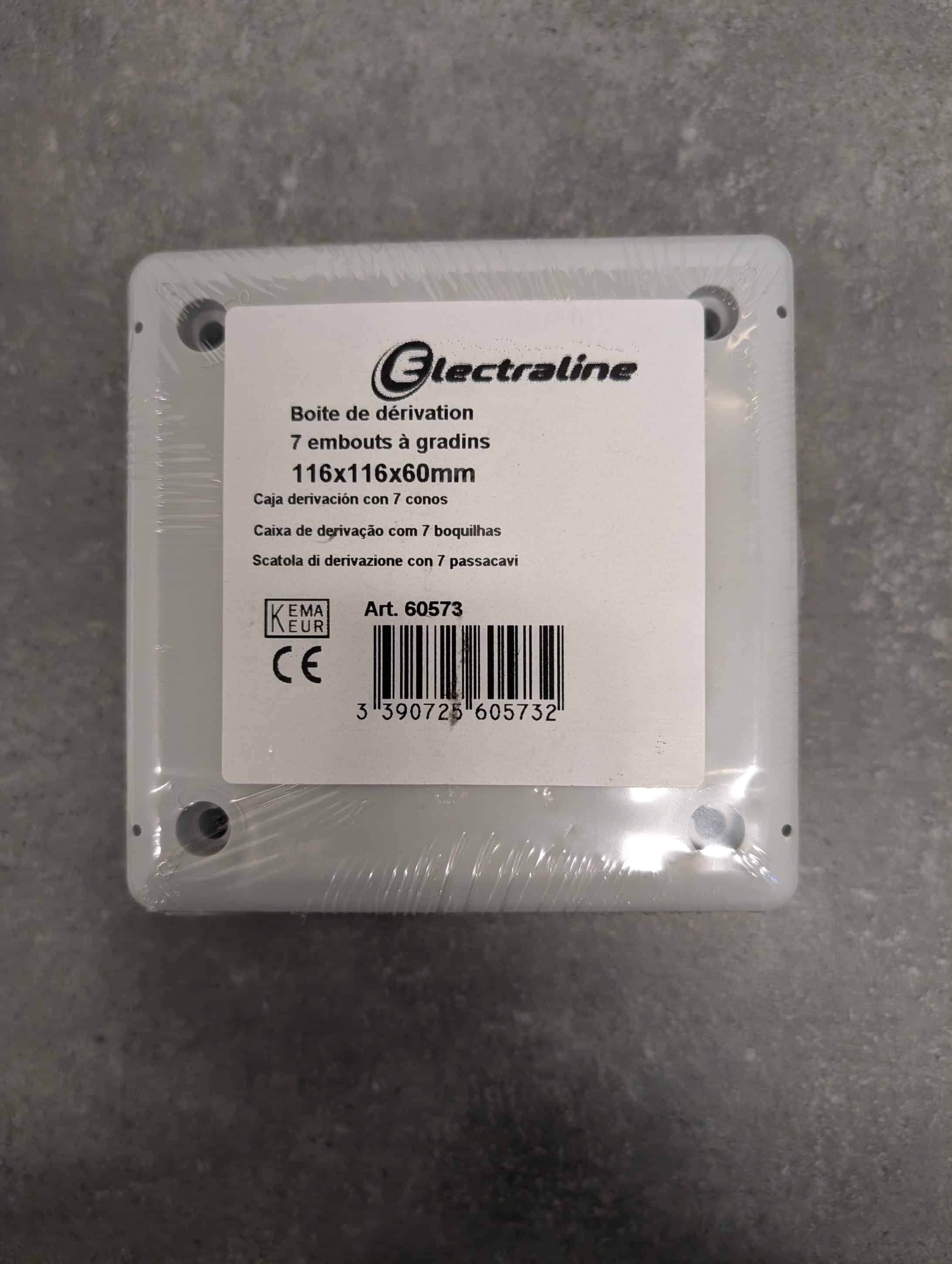 BOX LINE 116X116X60 + 7 EMBOUTS GRADINS