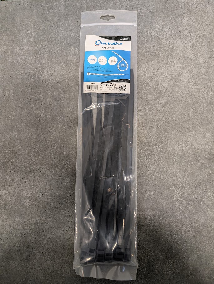 20 COLLIERS NOIRS 9X360 SACHET/CAV