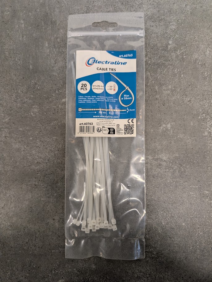 20 COLLIERS TRANSP 2.5X200 SACHET/CAV