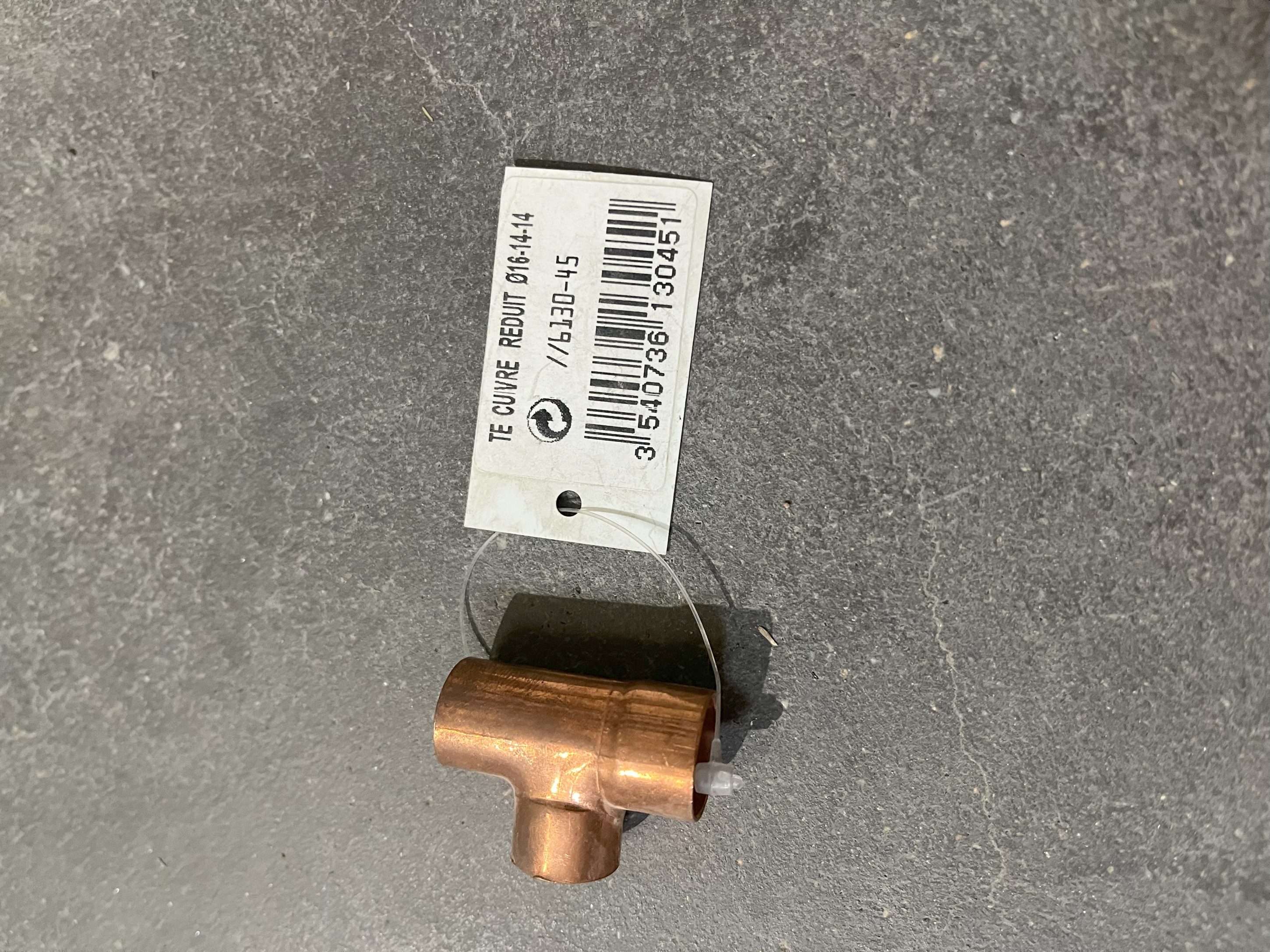 TE CUIVRE REDUIT FEMELLE 16-14-14