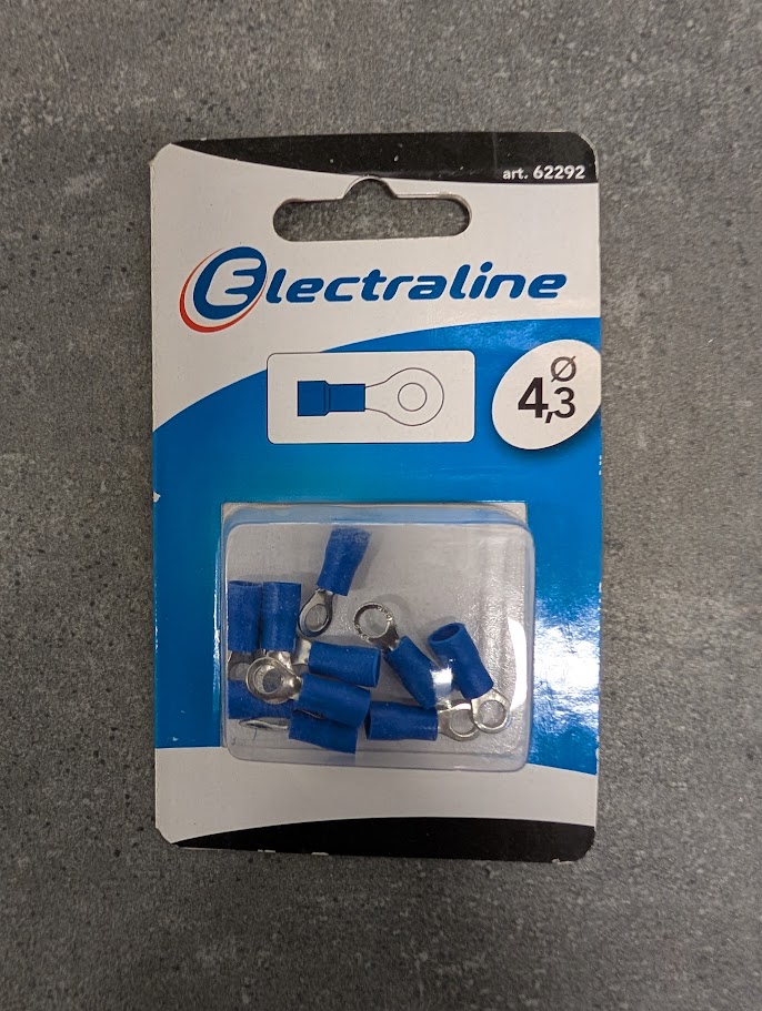 10 COSSES BLEU DIAM 4.3MM BLISTER