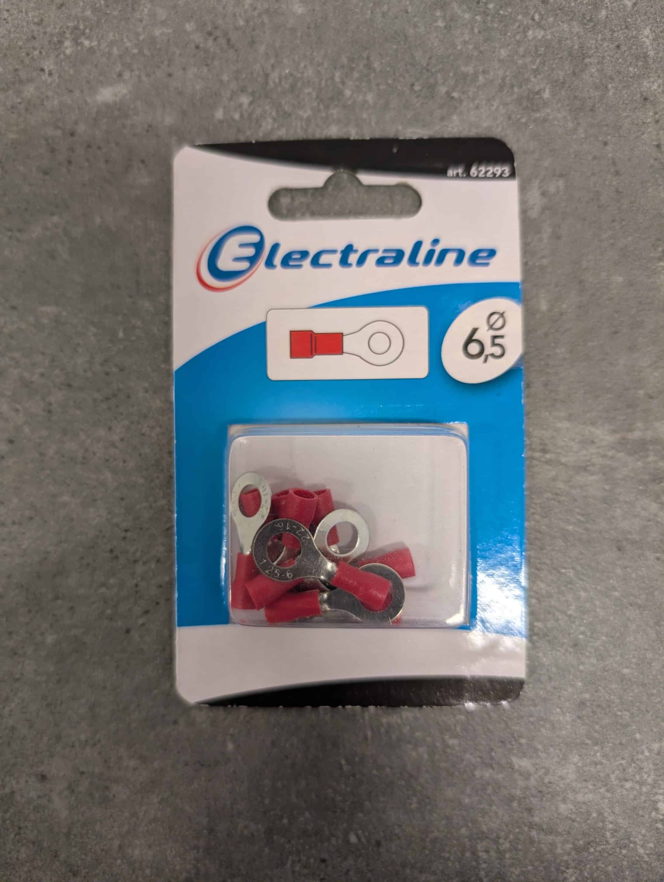 10 COSSES ROUGE Ø6.3MM