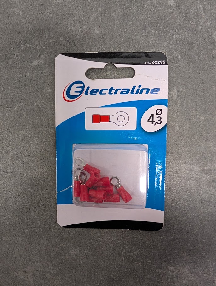 10 COSSES ROUGE DIAM 4.3MM BLISTER