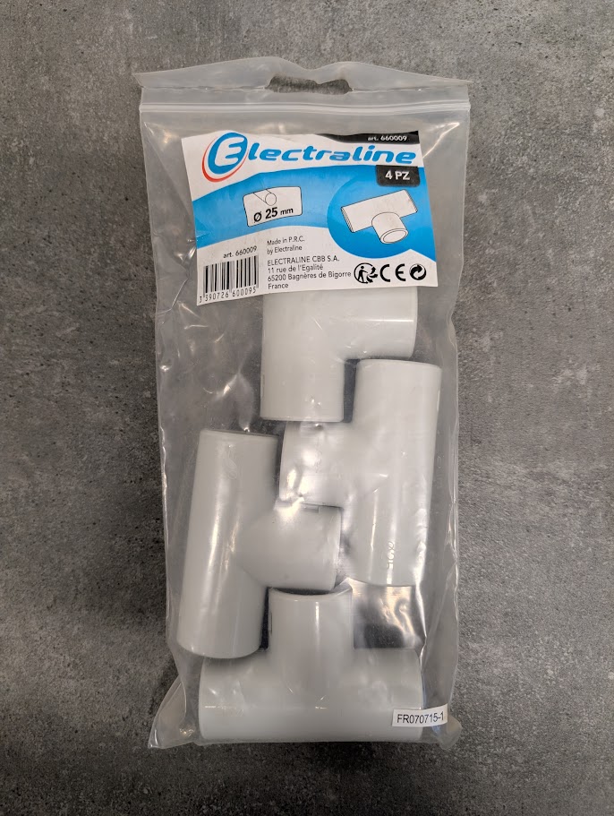 4 TES Ø25 SACHET/CAV