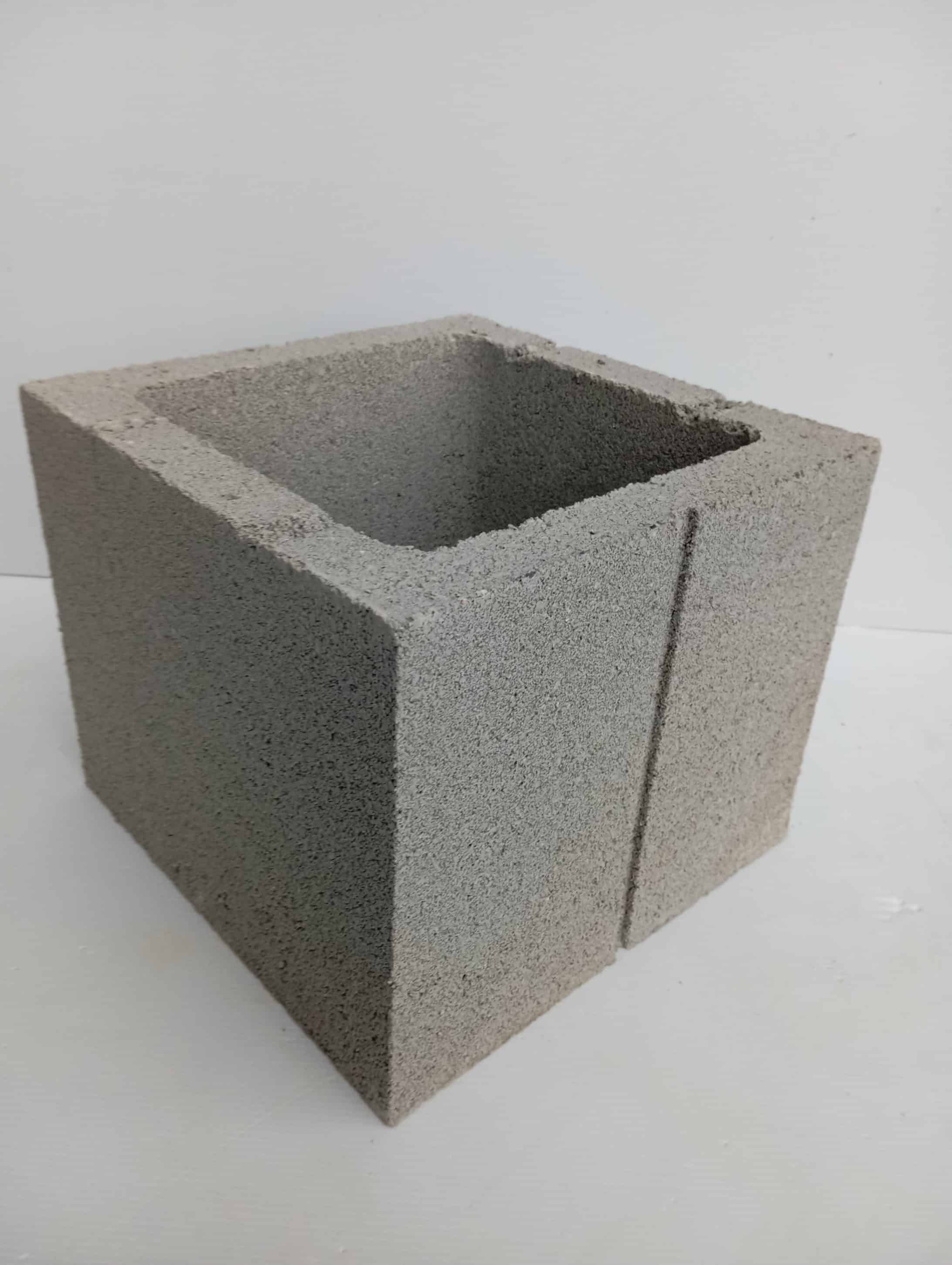BLOC PILIER 30X30 H24 GRIS