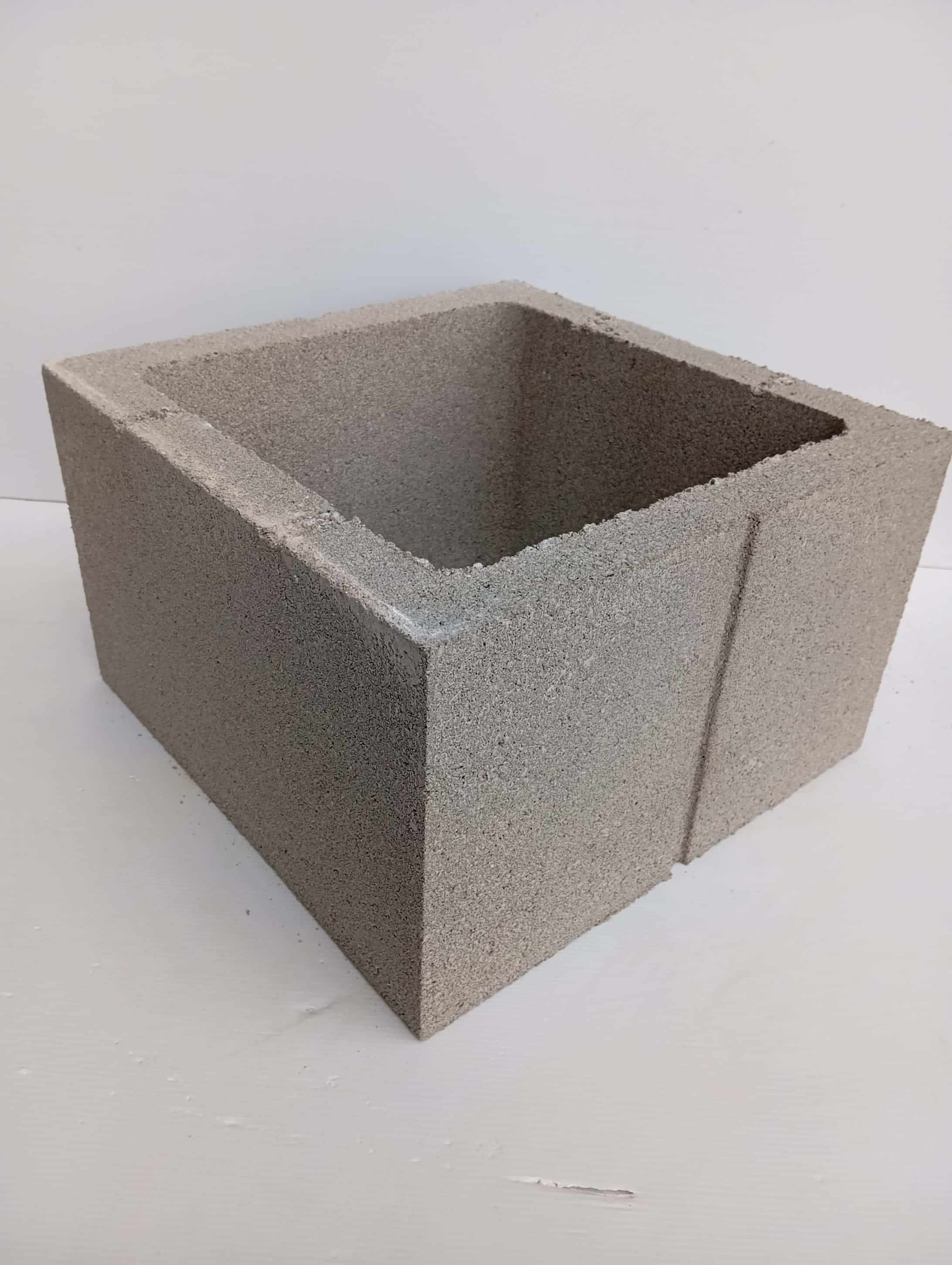 BLOC PILIER 40X40 H24 GRIS