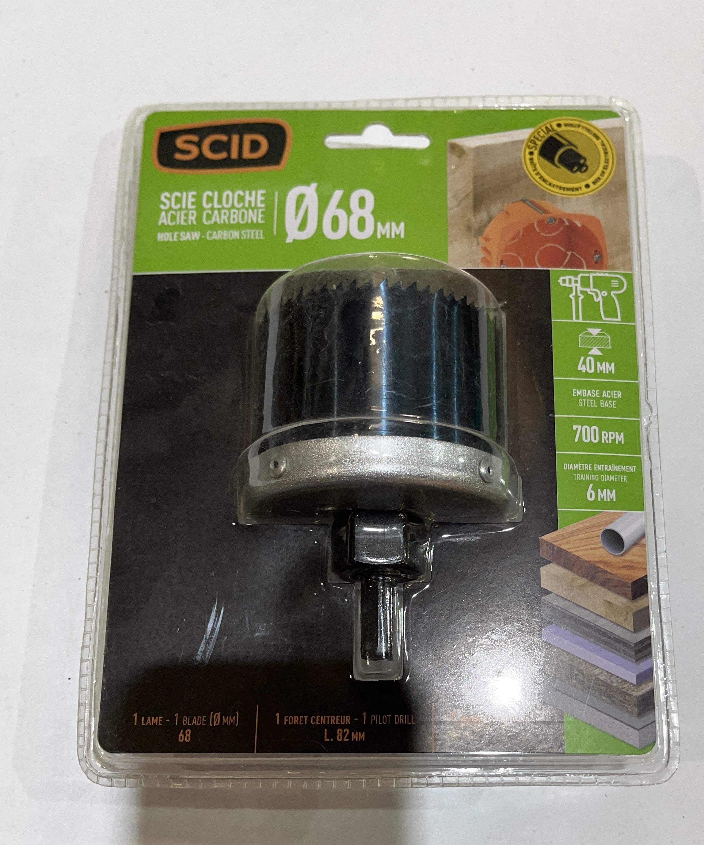 SCIE CLOCHE PRO DIAM.68