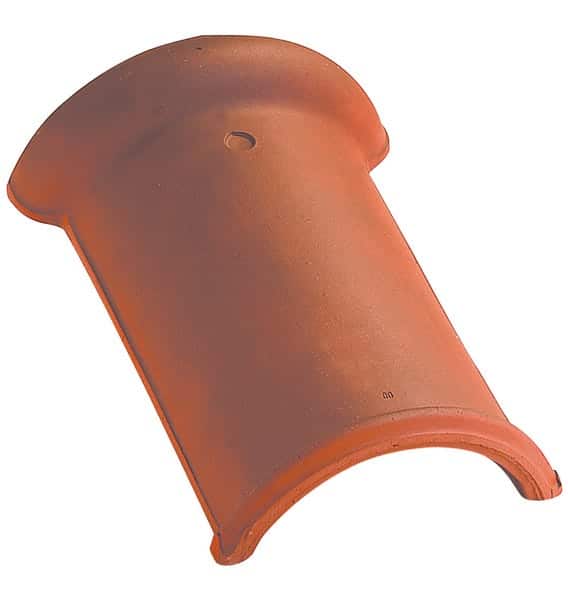 FAITIERE 1/2 RONDE à Emboitement 2.5/ML Flammée rustique 108/pal