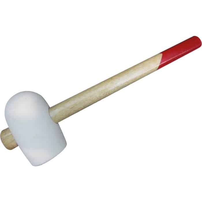 MAILLET CAOUTCHOUC BLANC DIAM 60 MM