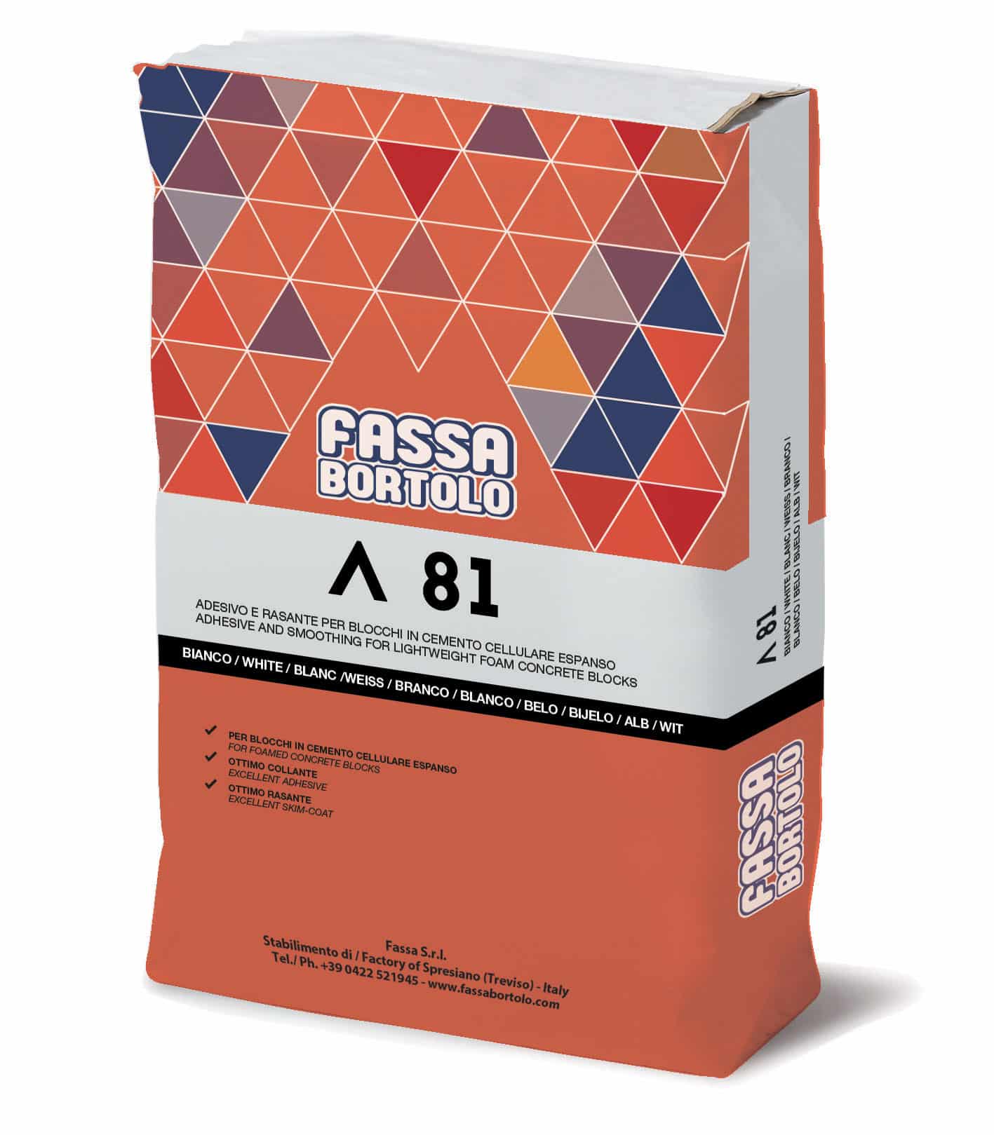 COLLE BETON CELLULAIRE A81 SAC 25KG