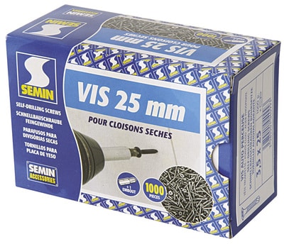 VIS TROMPETTE DE 25 MM BTE1000