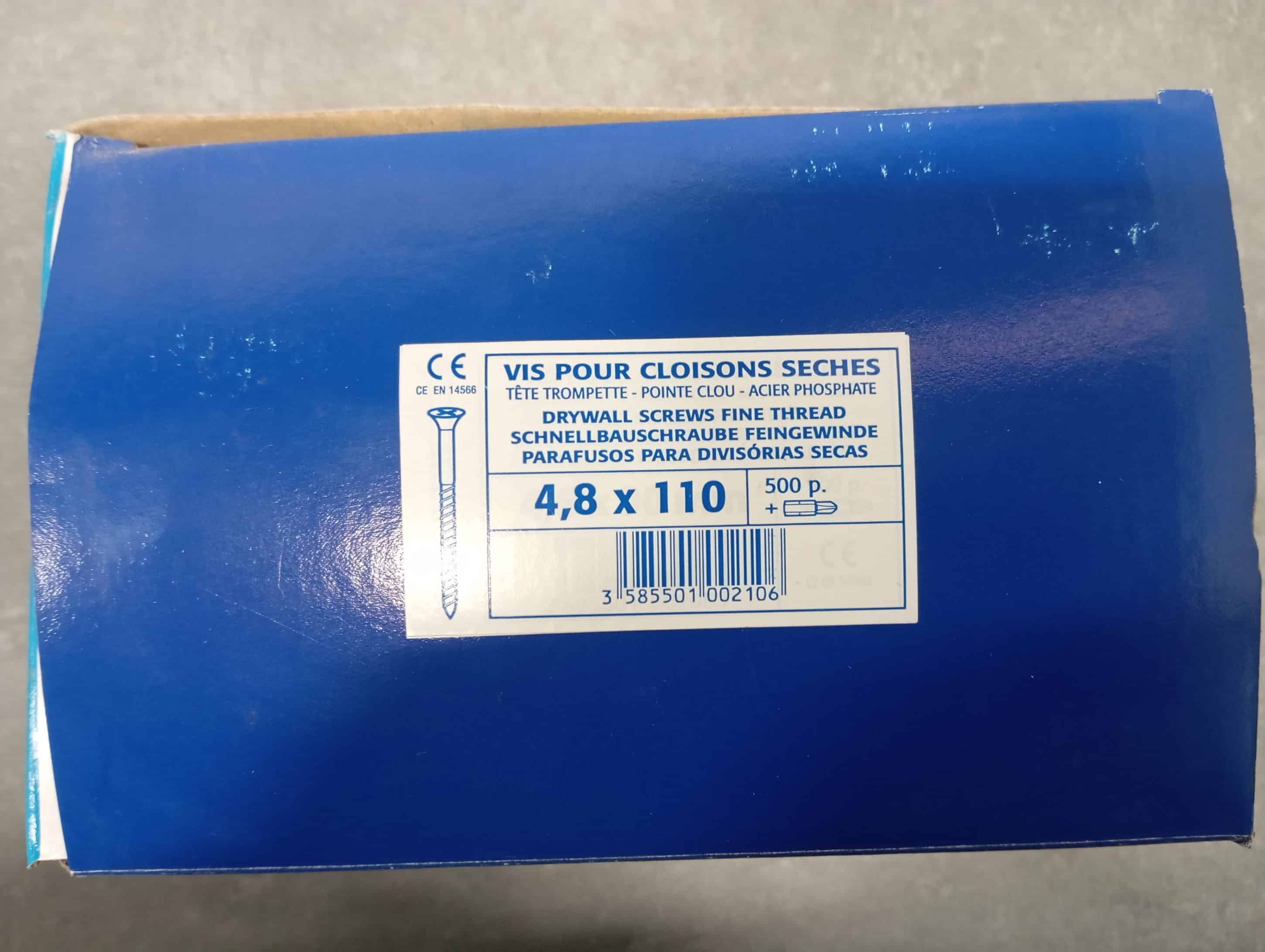 VIS TROMPETTE DE 110 MM BTE500