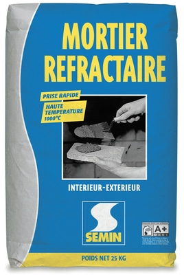 MORTIER REFRACTAIRE SAC  25KG