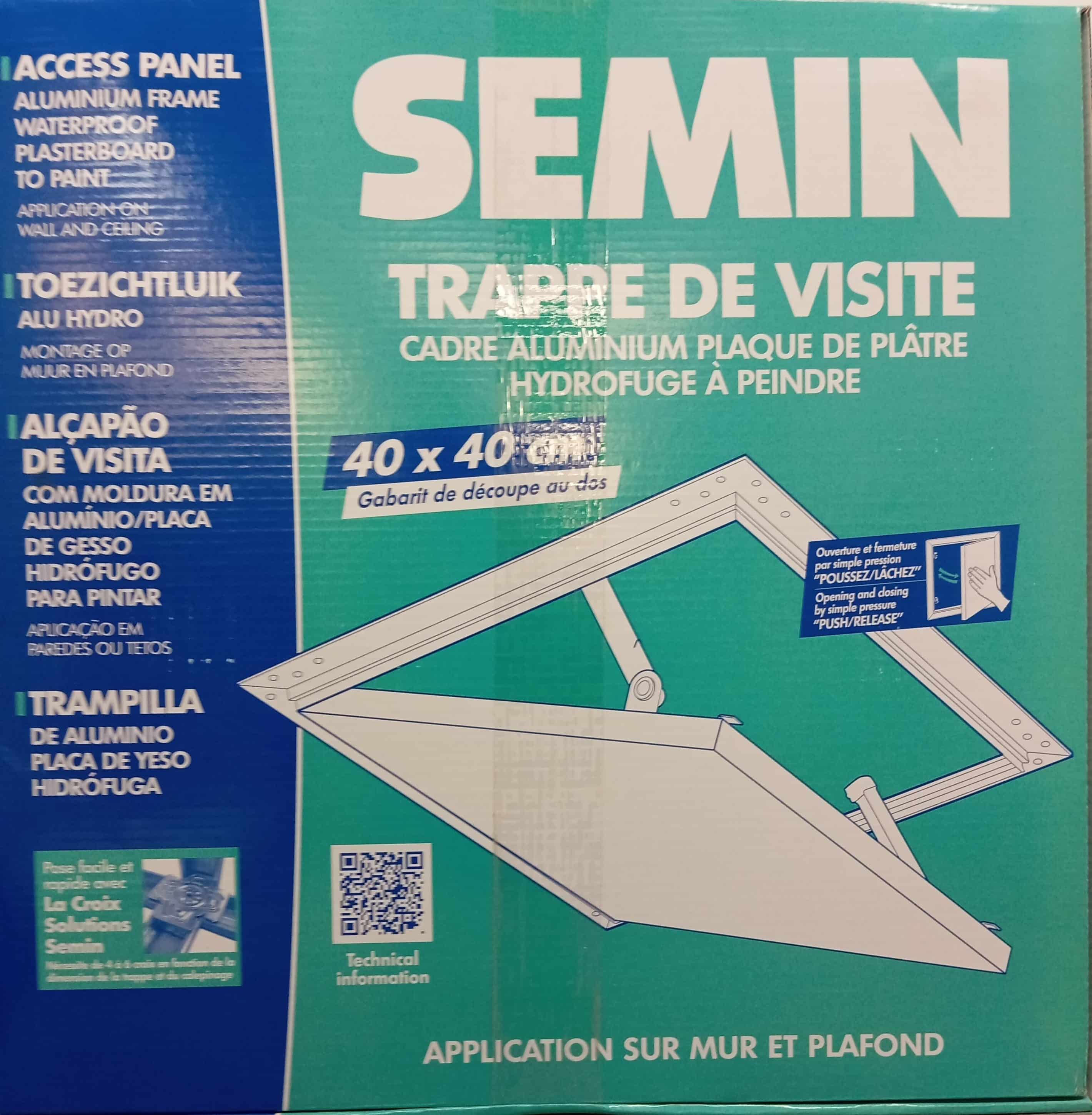 TRAPPE DE VISITE 400 X 400 CAD ALU PLAHY