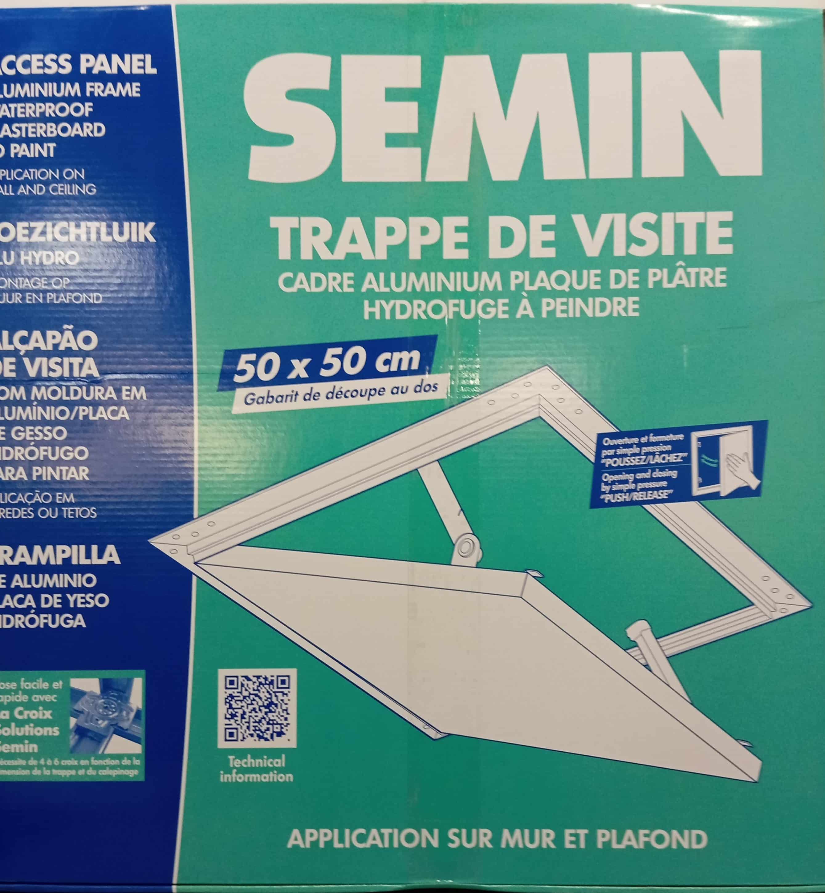 TRAPPE DE VISITE 500 X 500 ALU HYDRO