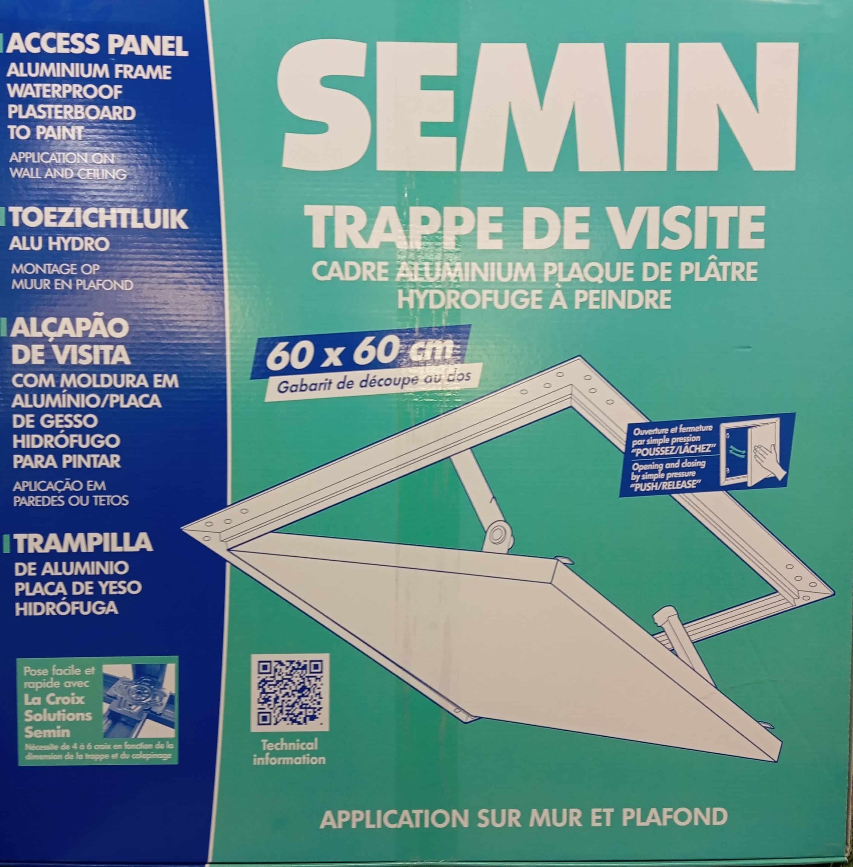 TRAPPE DE VISITE 600 X 600 CAD ALU PLAHY