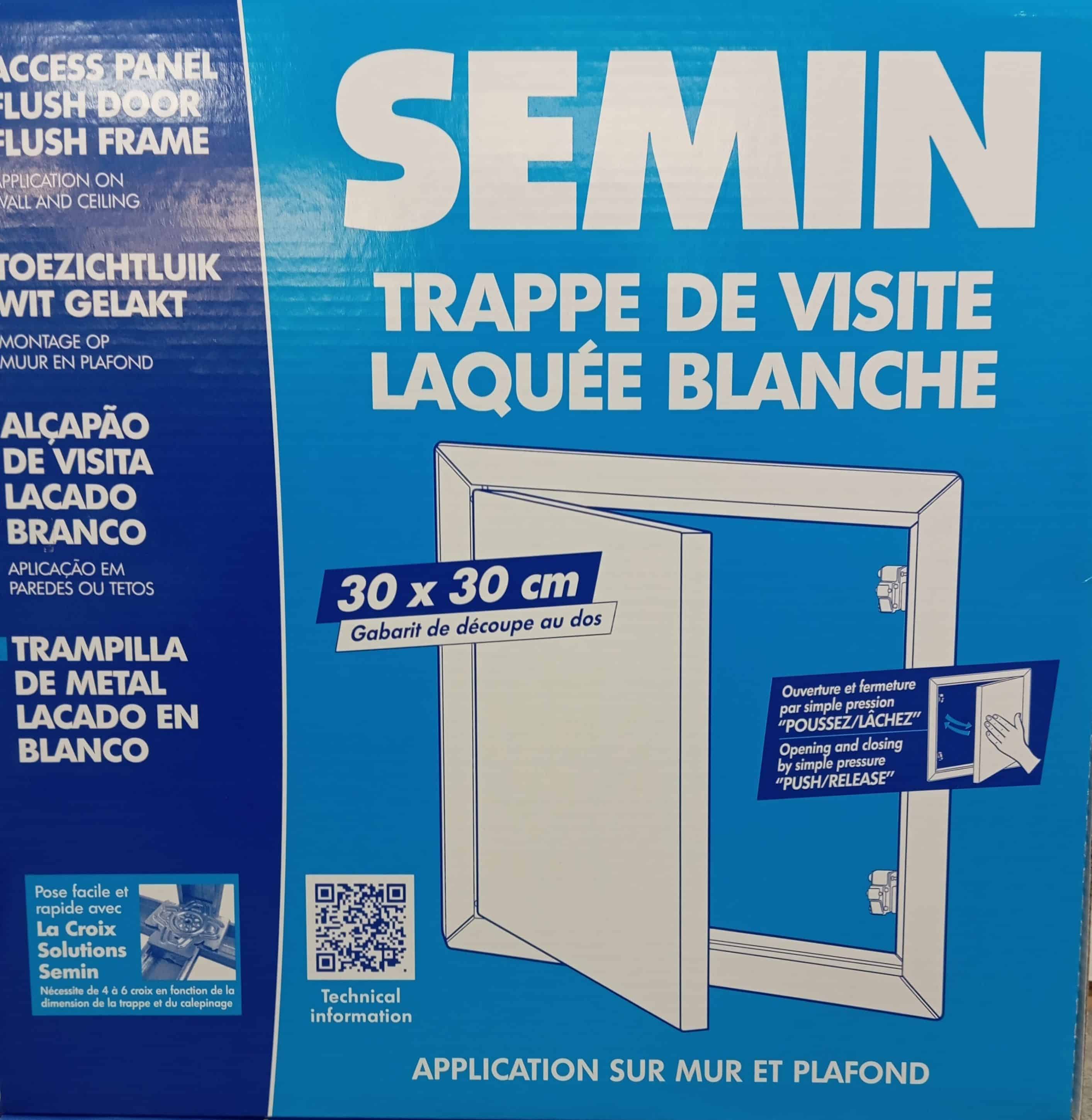TRAPPE DE VISITE 300 X 300 LAQUE BLANC