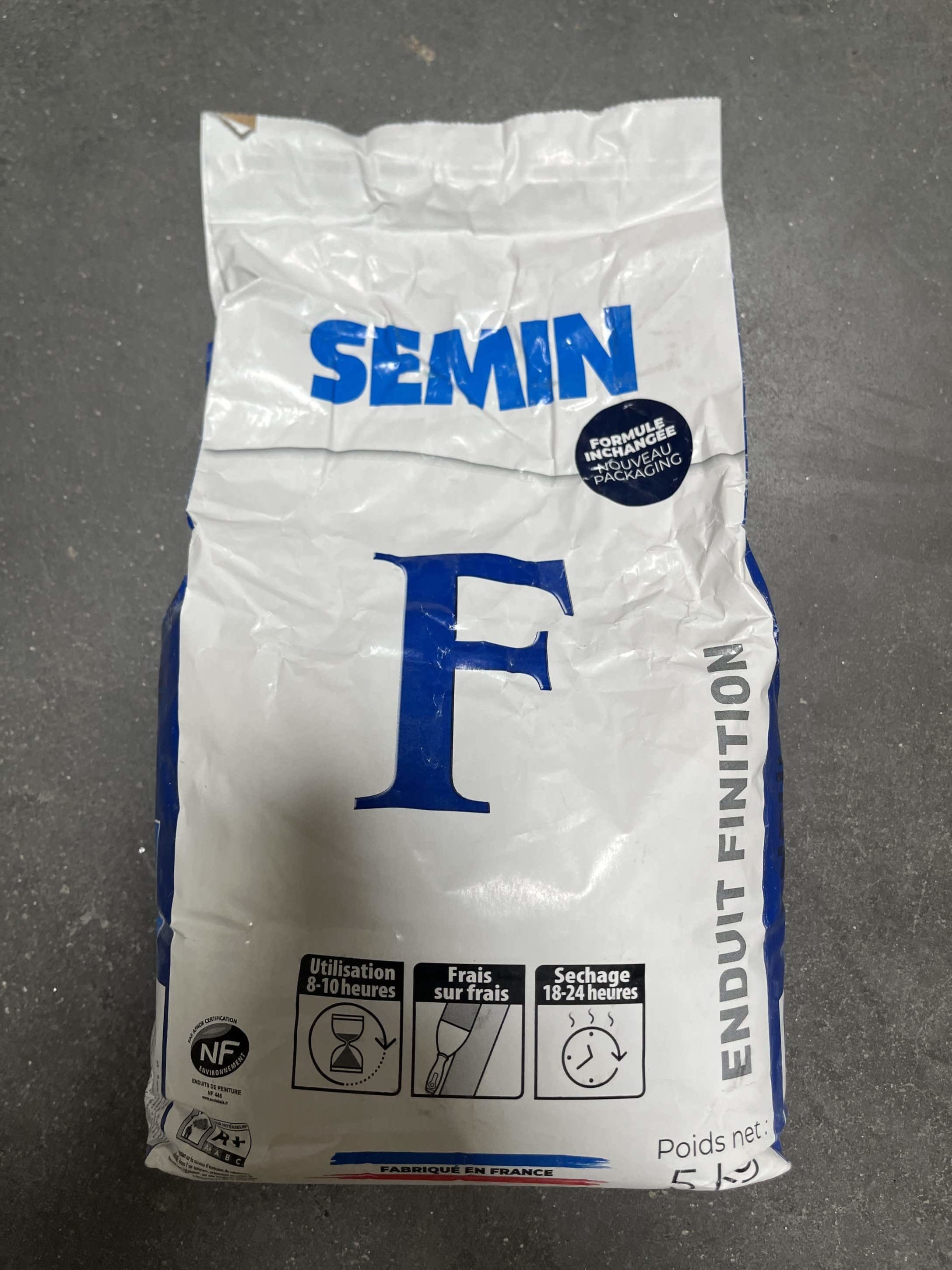 ENDUIT SEMIN FIN 5 KG