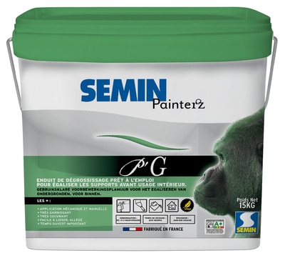 ENDUIT DE DEGROSSISSAGE PANTERZ SEAU 15KGS VERT