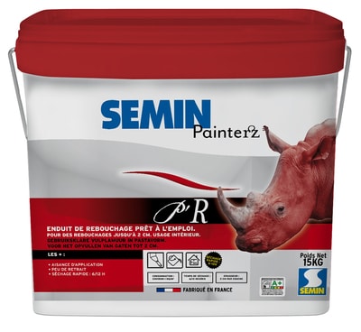 ENDUIT DE REBOUCHAGE PANTERZ SEAU 15KGS ROUGE