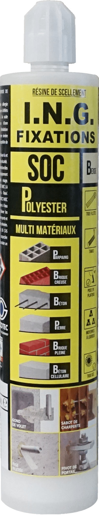 RESINE ING scellement chimique 300ml