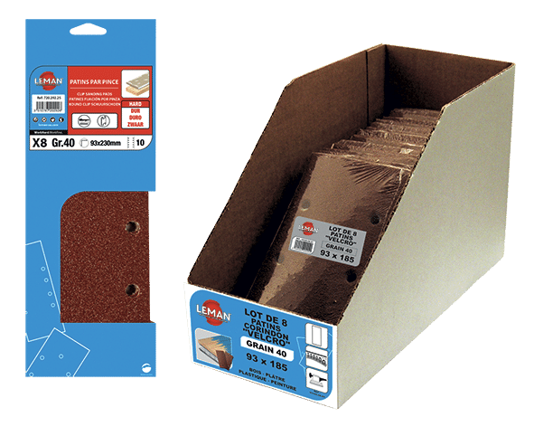 6 PATINS 2X4 TROUS 93X185 GR 40