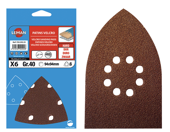 6 PATINS 6 TROUS 94X94 GR 40