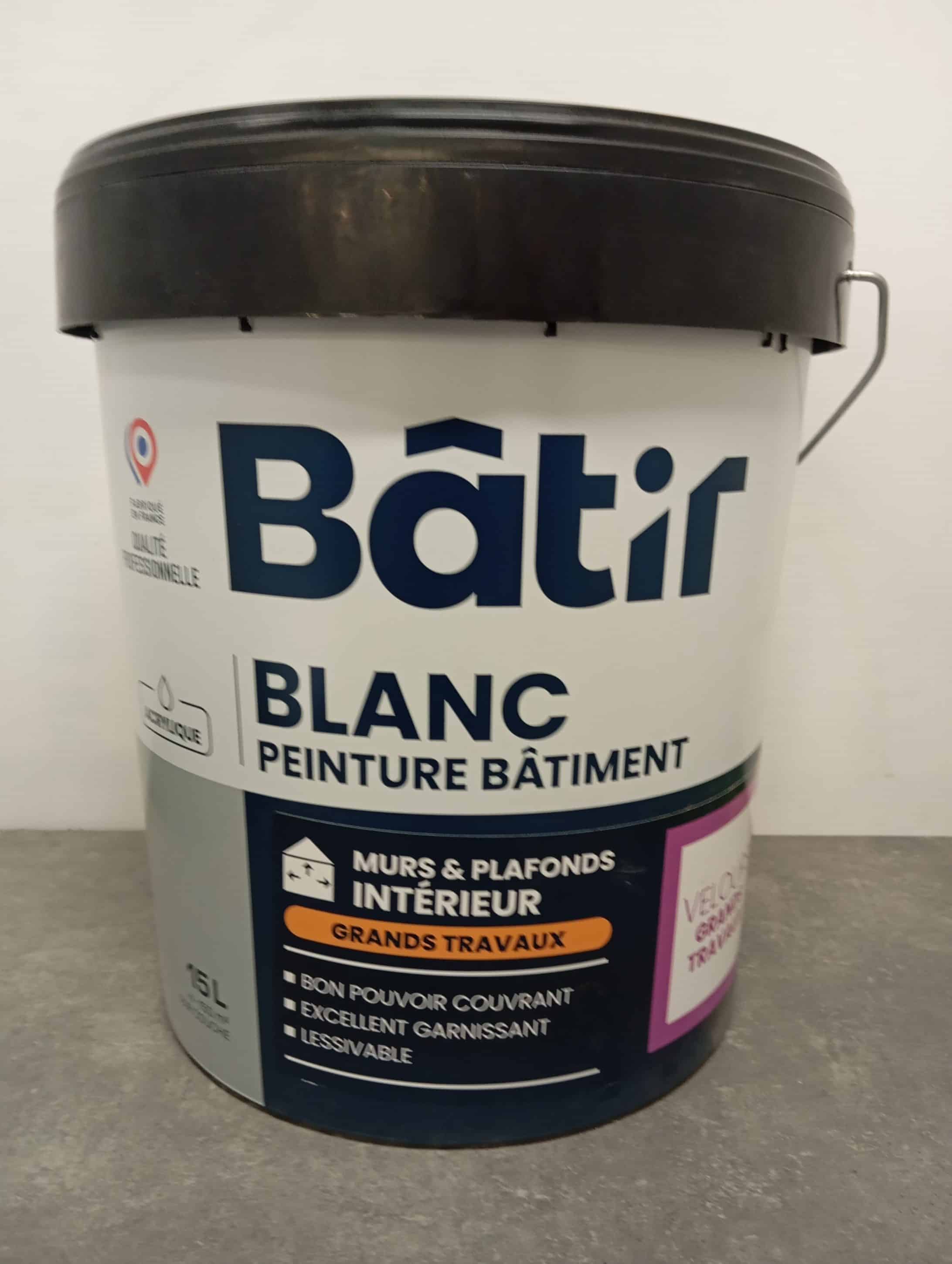 PEINTURE RECA MURS ET PLAFOND VELOURS 15 L chantier