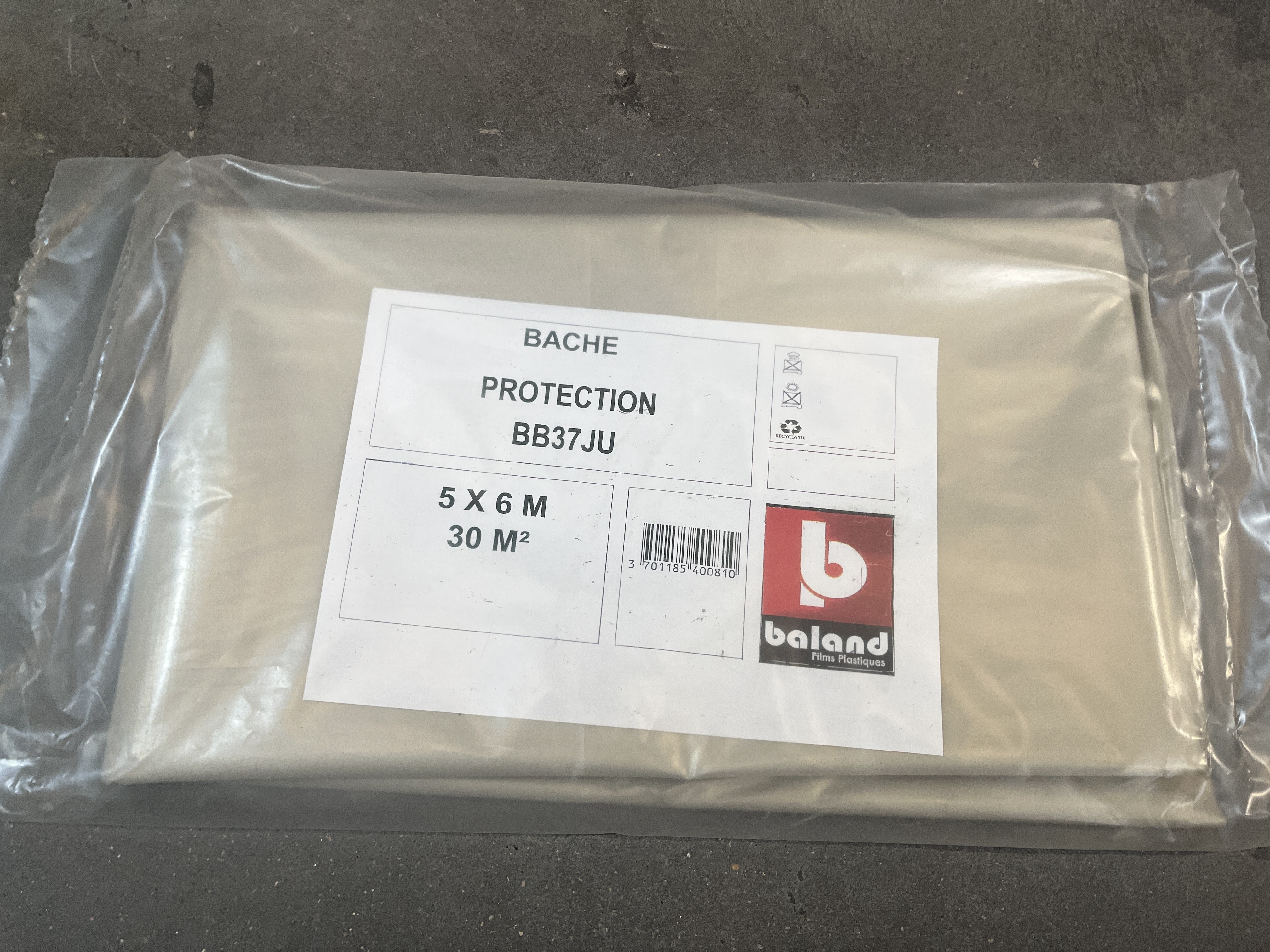 FILM PROTECTION 6X5 TRANSPARENT 50µ