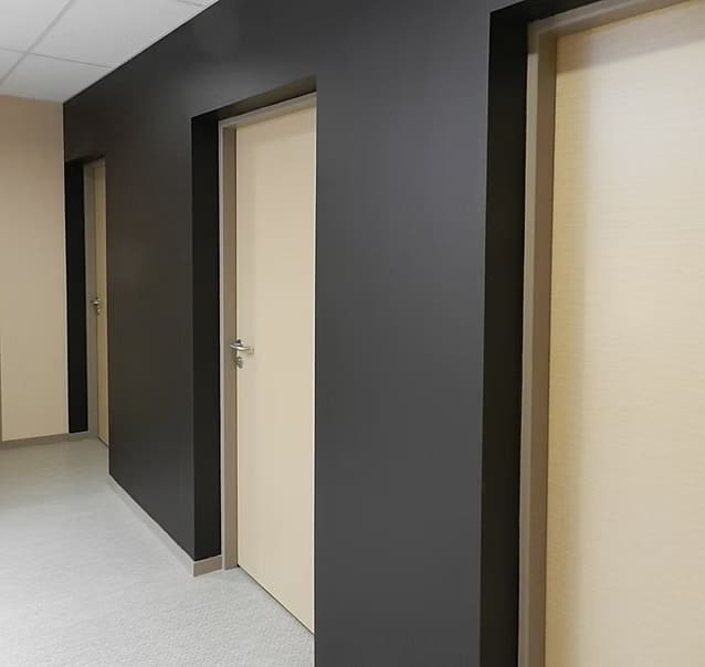 Bloc porte PALIERE PROTECT EI30 iso 30DB HU 88x58 serrure 3 points 83PD