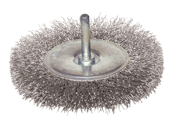 BROSSE CIRCULAIRE D75 ACIER ONDULE