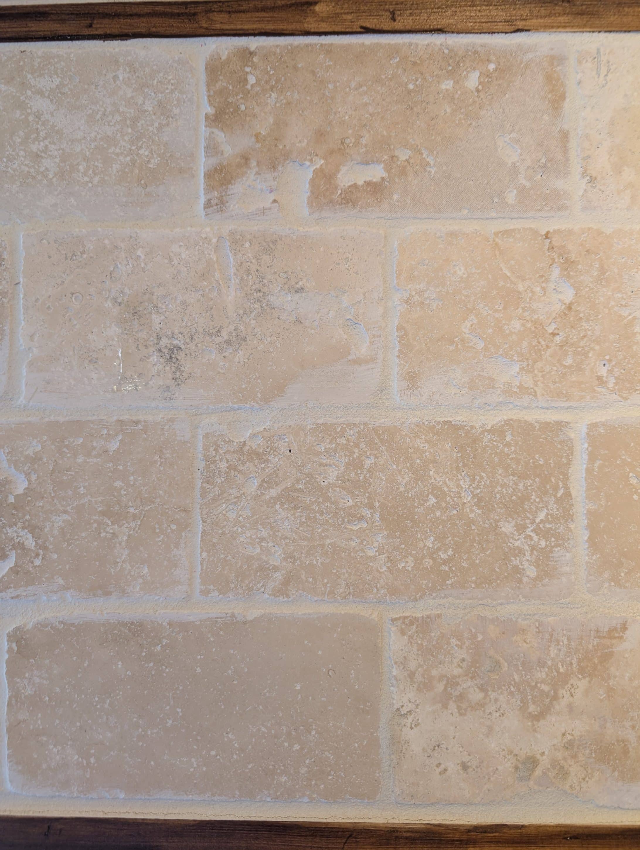 CARREAU CHOIX COMMERCIAL TRAVERTIN 10x20cm ep10mm 0.02m2 PIERRE NATURELLE