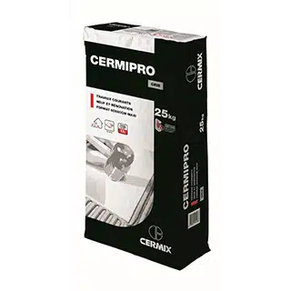 Mortier colle Gris CERMIPRO 25kg C2E interieur / exterieur