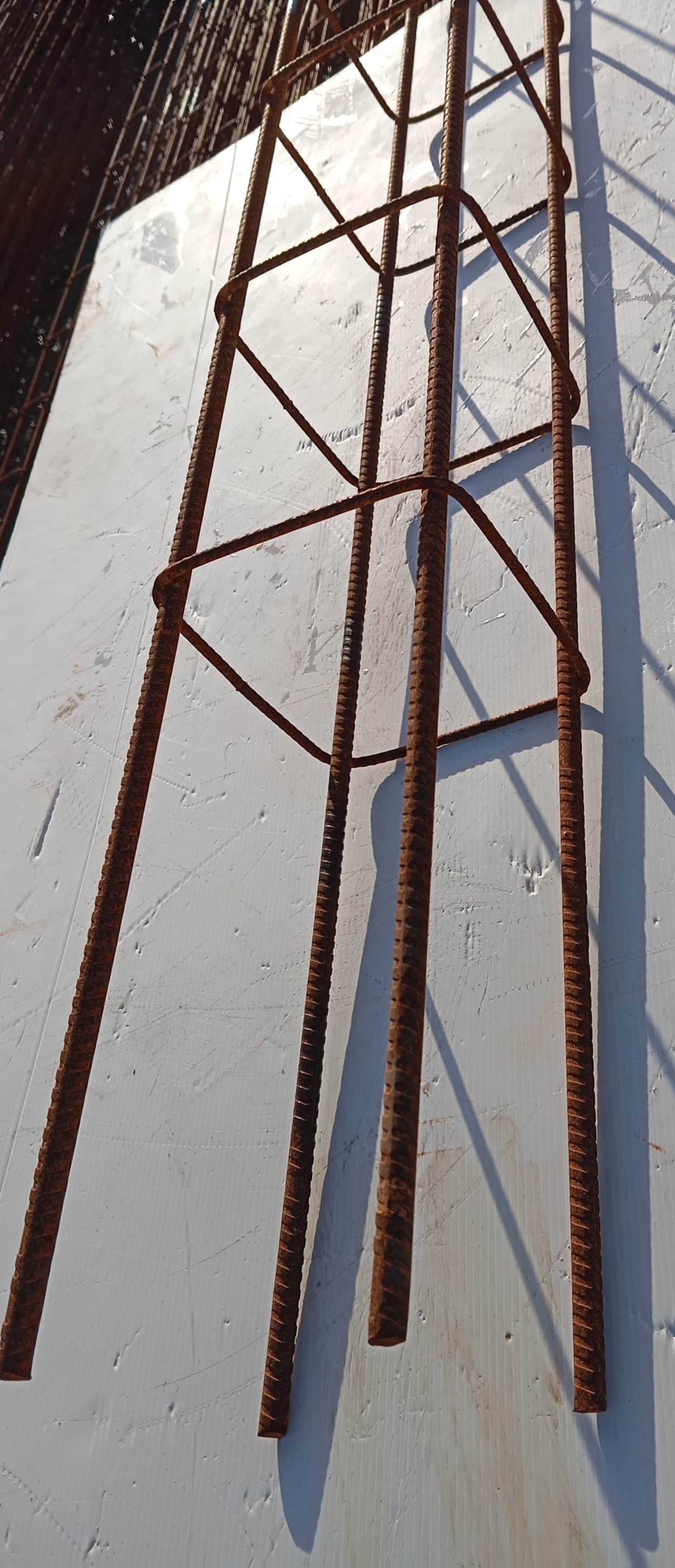 CHAINAGE CARRE 15X15 4 FILS DE 10MM 6ML ESPACEMENT 20CM