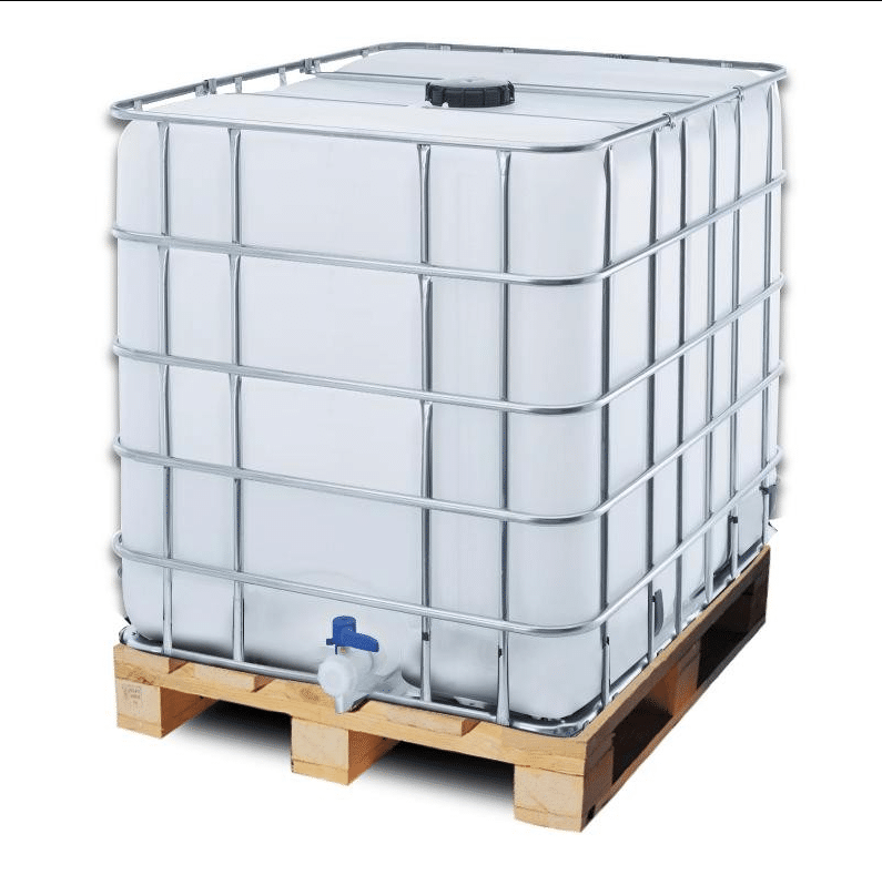 CUVE 1000L palette plastique+robinet Non alimentaire