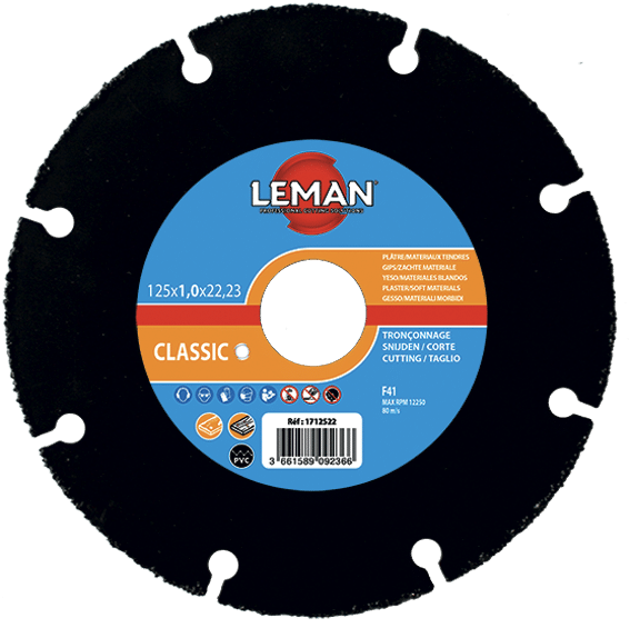 DISQUE A TRONCONNER MULTI MATERIAUX D125 4 EN1 BOIS BOIS CLOUTE PLATRE PLASTIQUE