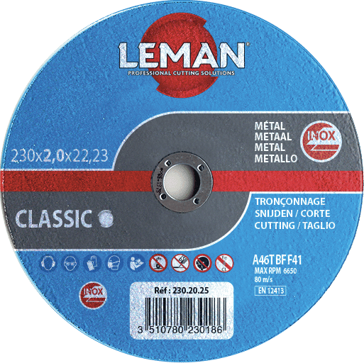 DISQUE TRONCONNAGE INOX 125X1.6X22.23 MP