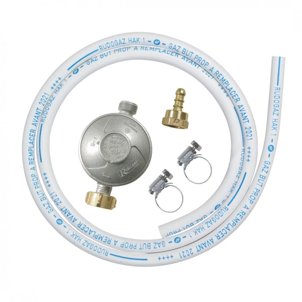 Détendeur à GAZ butane à sécurité + embout à tétine