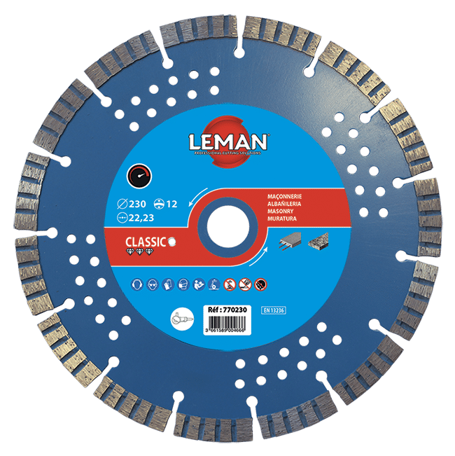 DISQUE DIAMANT Segments Beton arme 115X2 BETON / BETON ARME