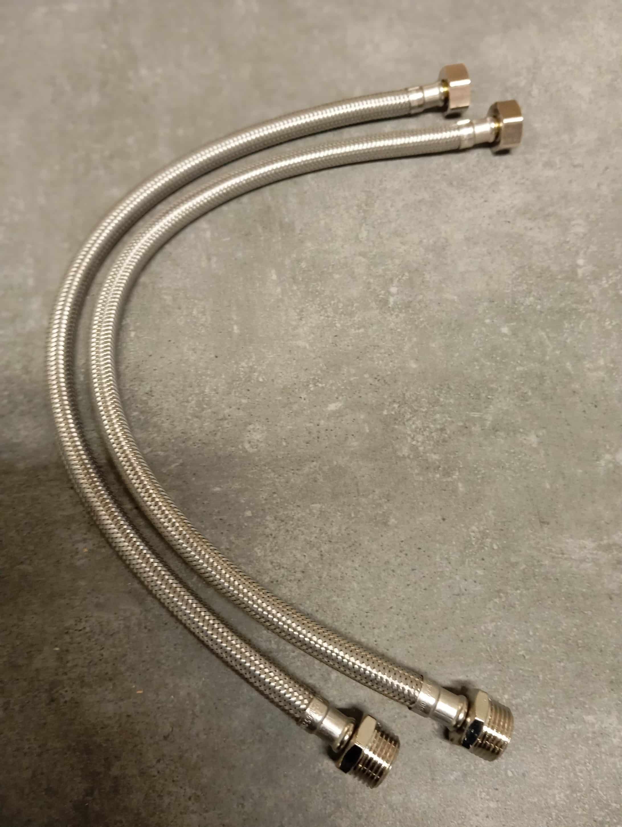 2 FLEXIBLES 50CM MF 15/21 SANITAIRE