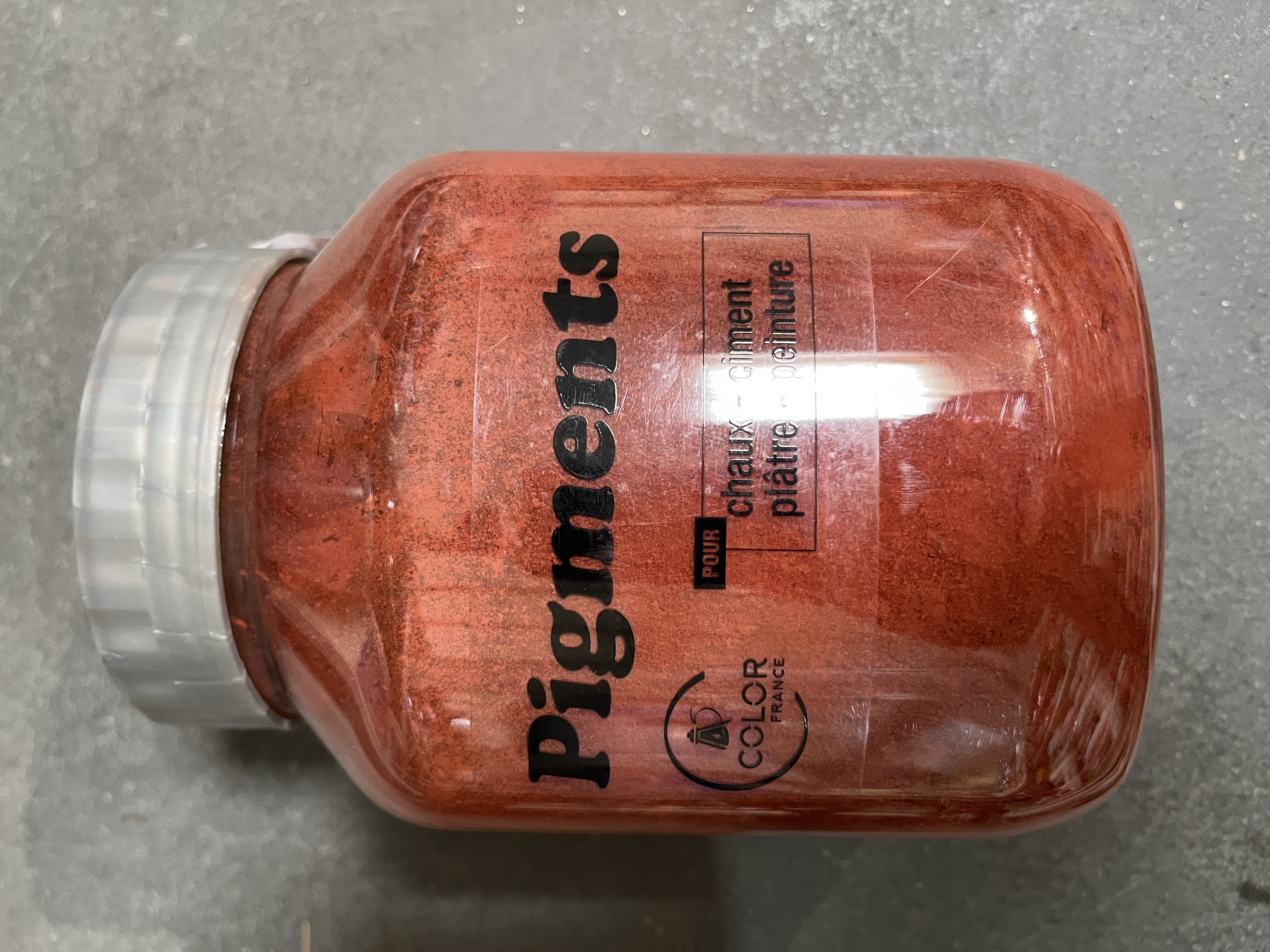 COLORANT ROUGE POT 1L 900G HC