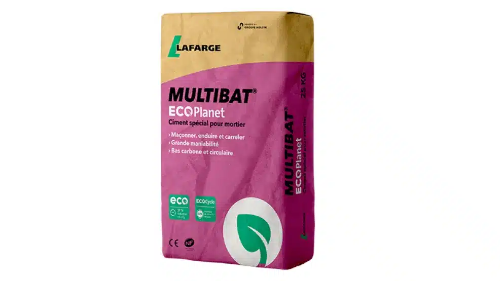 LAFARGE MULTIBAT 25KG  CPJ 12.5 NF 64/PALETTE !!! palette consignée !!!