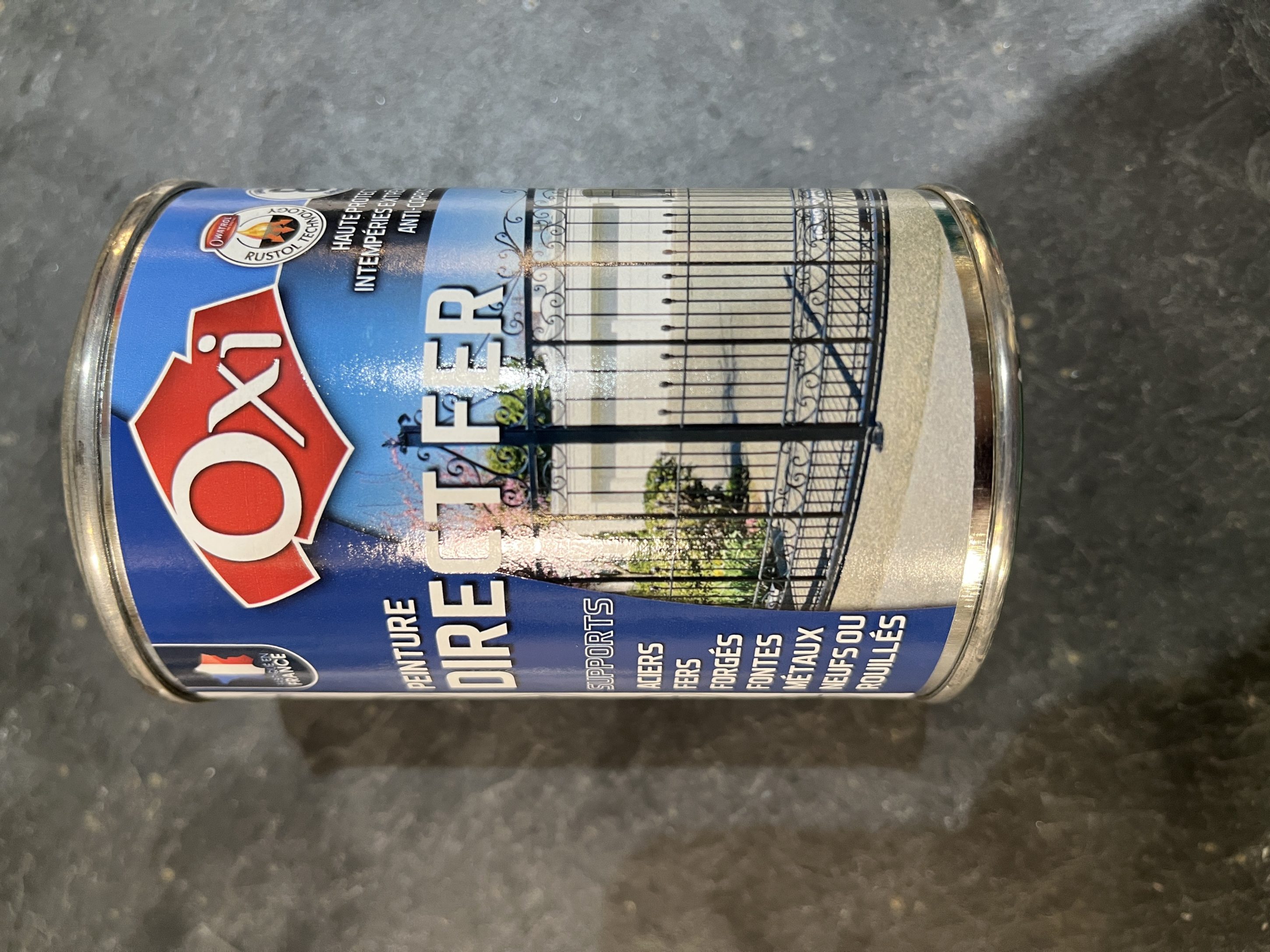 DIRECT SUR FER NOIR MAT 250ML