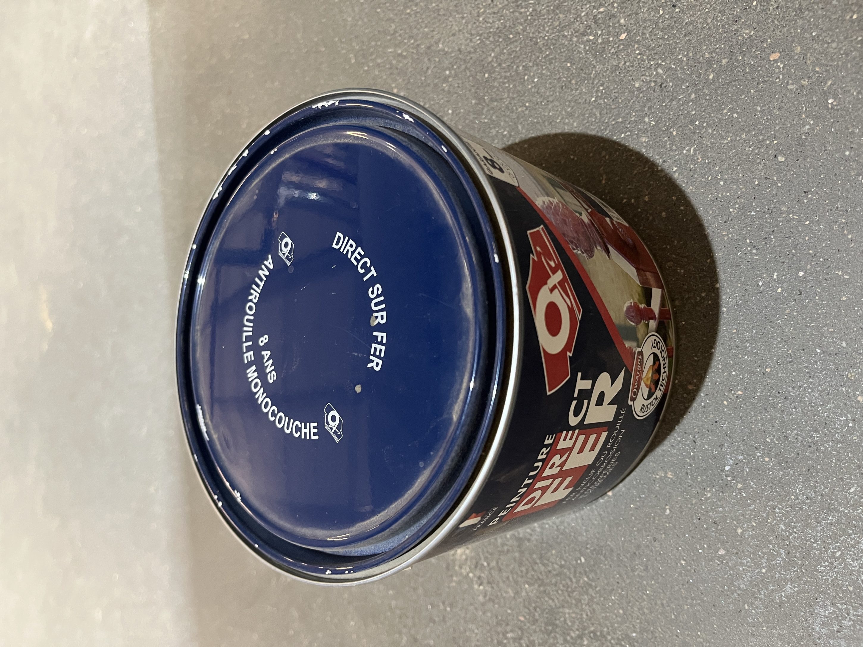 DIRECT SUR FER BLEU MARINE 1.5L