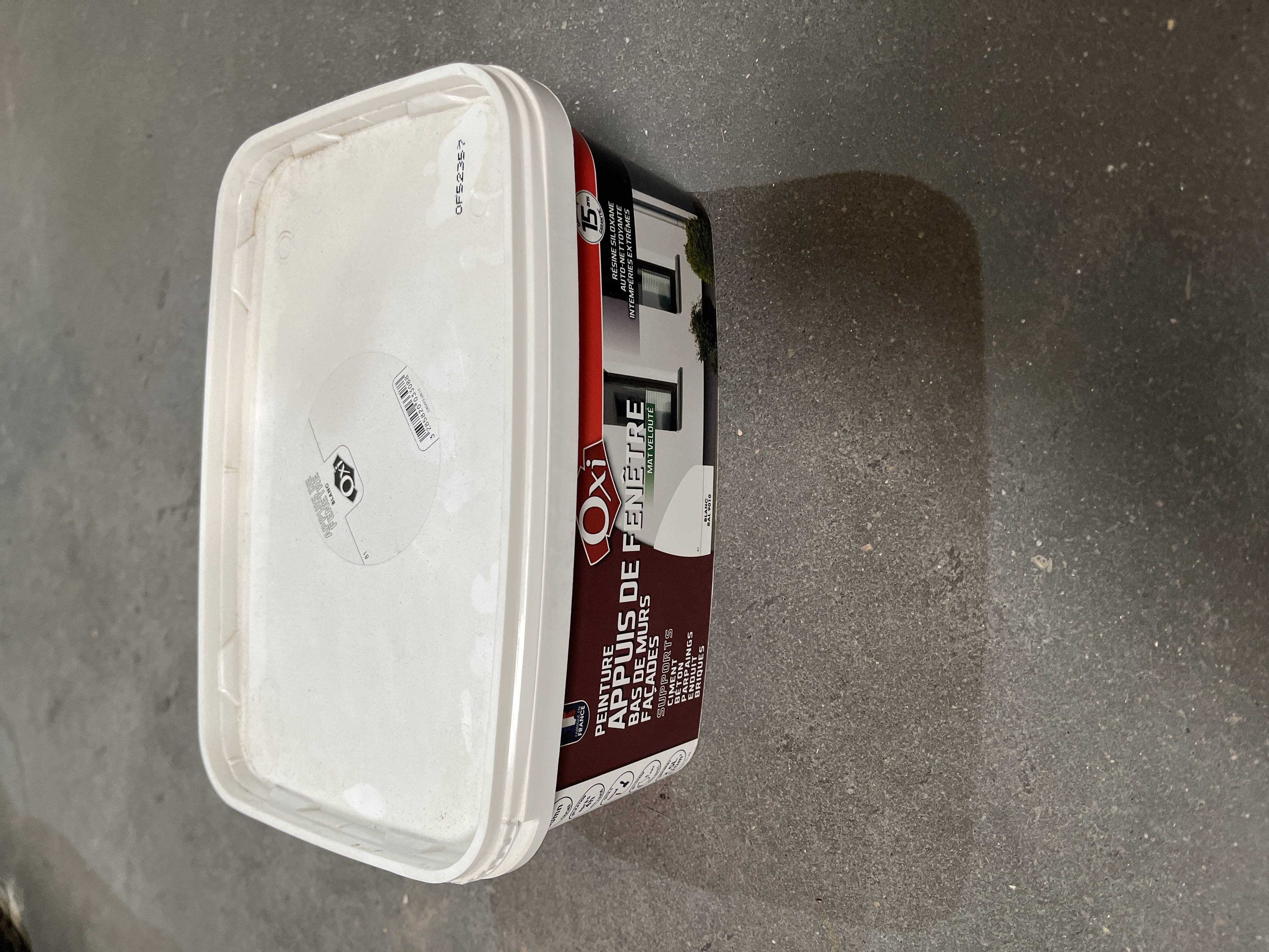 PEINTURE APPUI FENETRE 2.5L BLANC