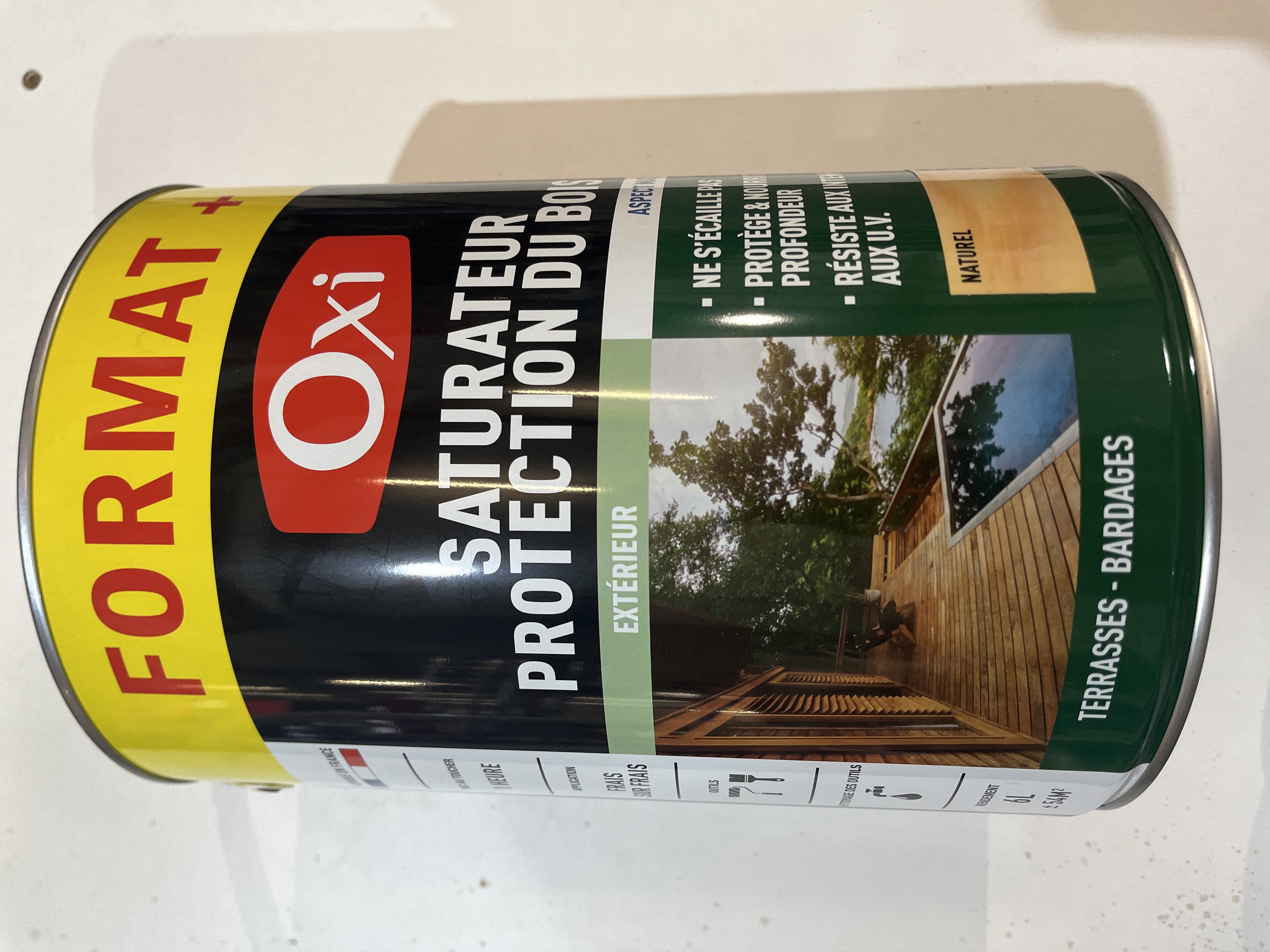 SATURATEUR BOIS NATUREL OXI 6L