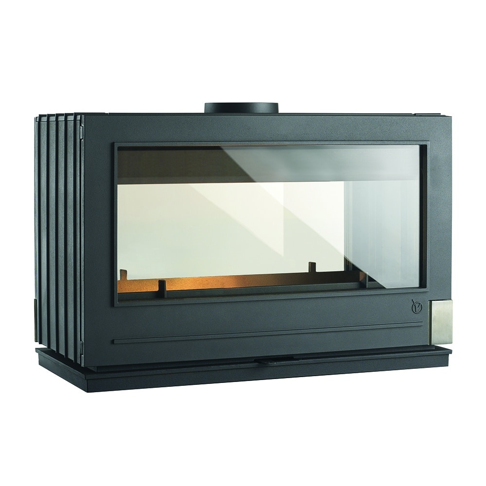 POELE Invicta AARON 12kw D180 double face / bûches 80cm / 65-145m²